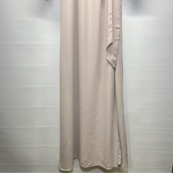 Show Me Your MuMu Lady Long Sleeve Wrap Dress in Show Me The Ring Crisp M - Picture 4 of 16